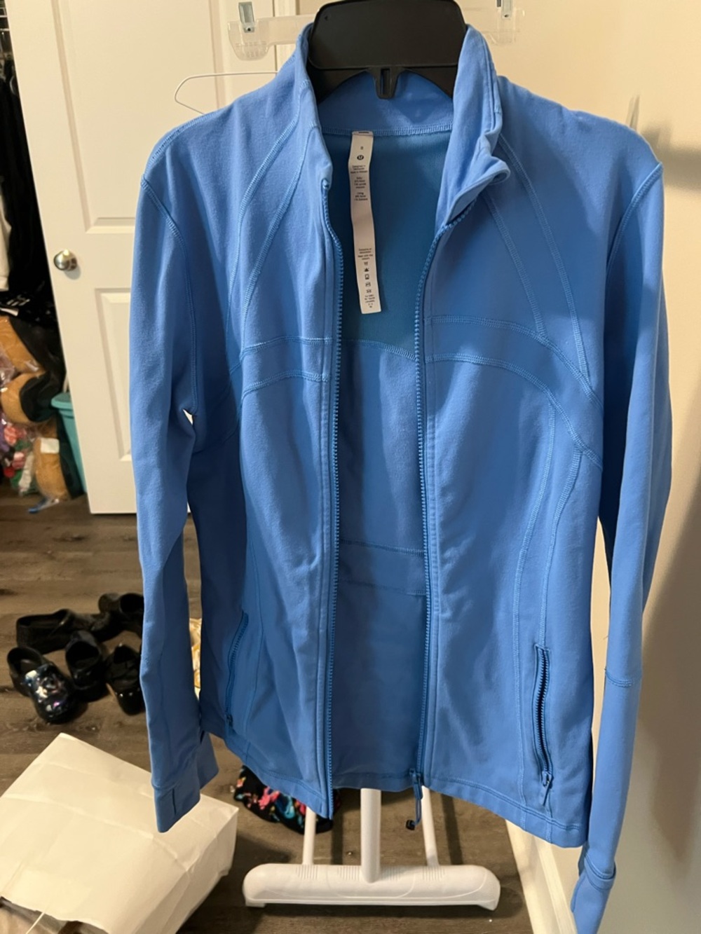 lululemon athletica Women's Light Blue Full-Zip Utility Jacket